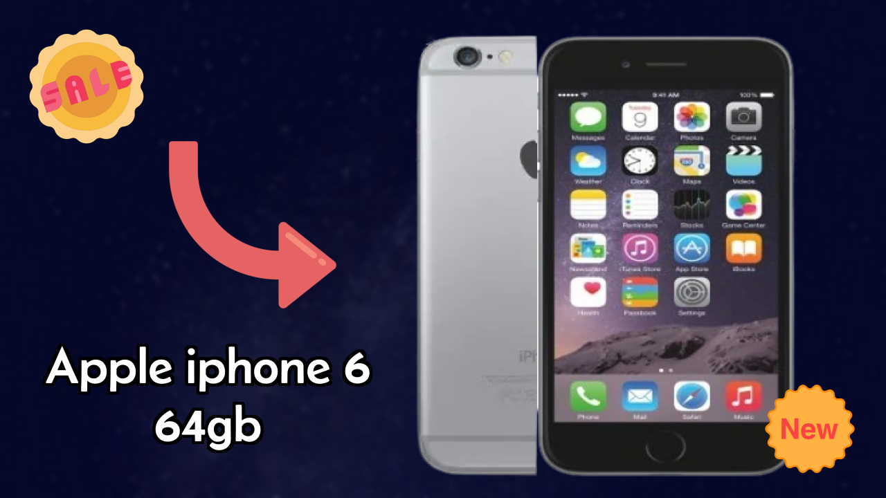 Apple IPhone 6 64GB Display Technology: 4.7 Inches (11.94 Cm) Screen