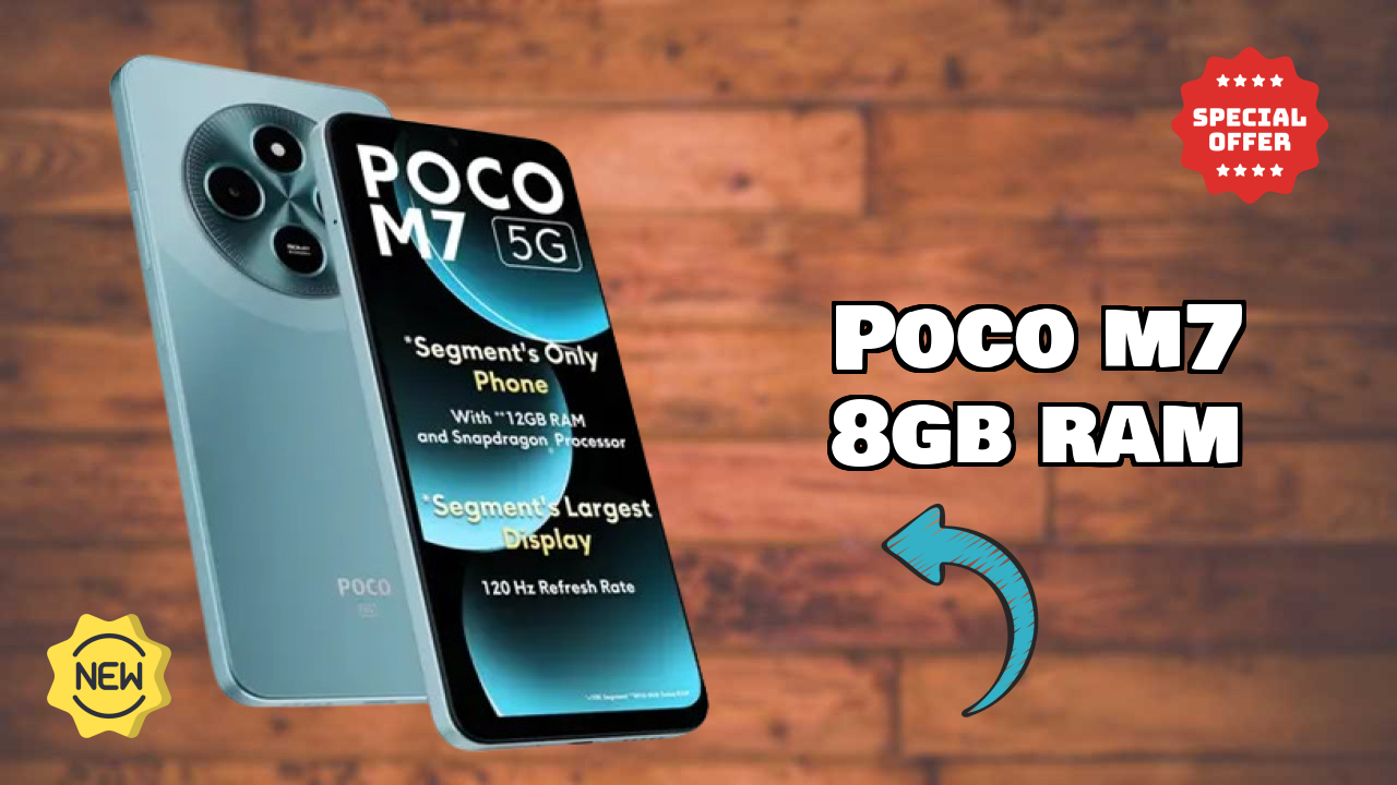 POCO M7 8GB RAM Performance: 8 GB RAM Gaming Test