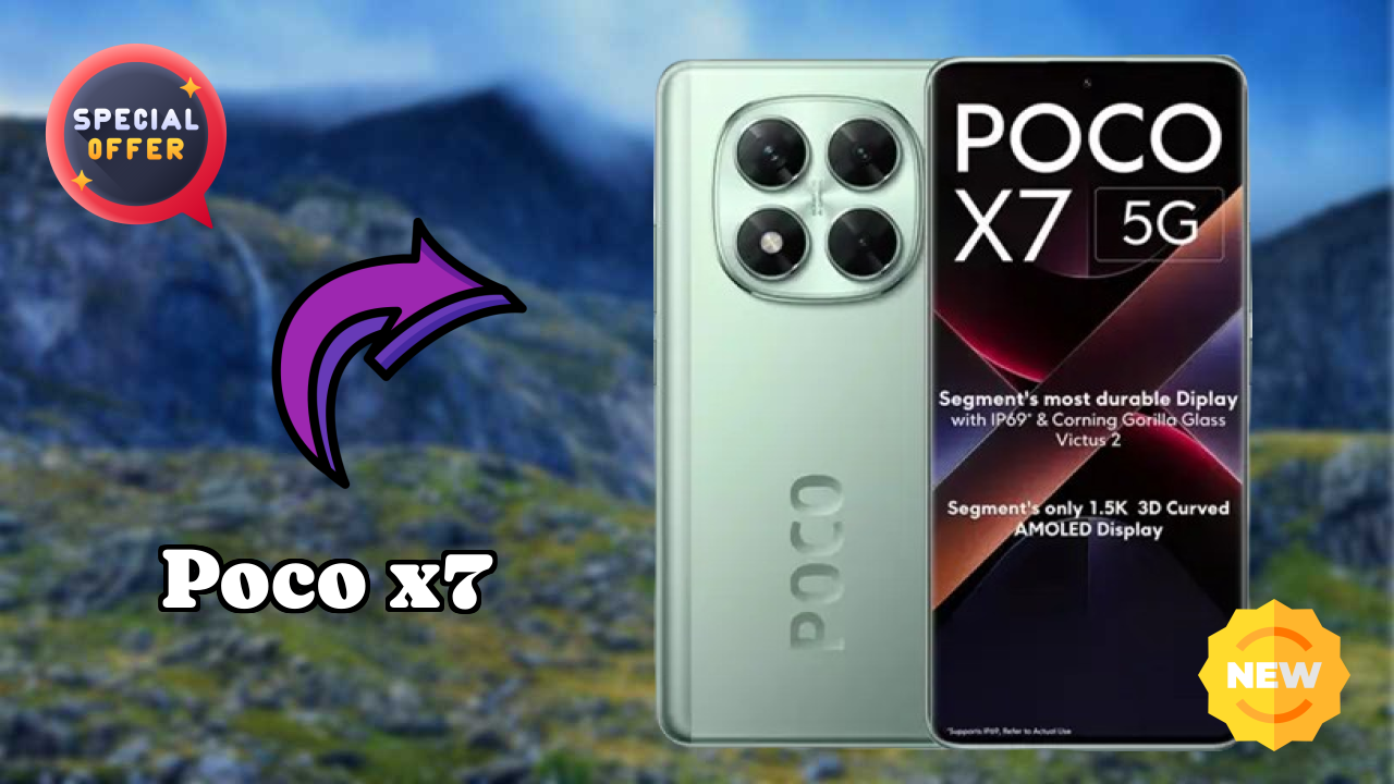 POCO X7 Display Size: 6.67 Inches (16.94 Cm) Screen Test