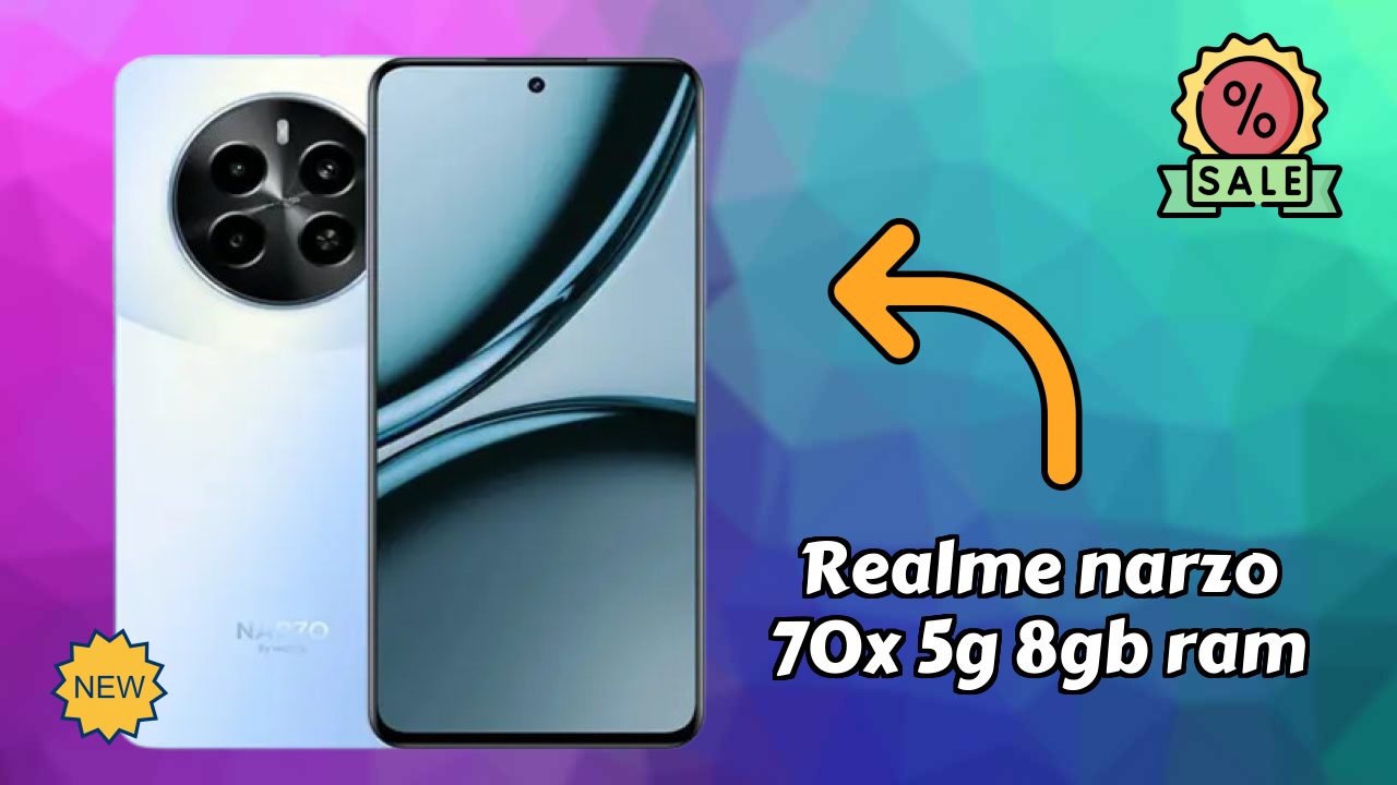 Realme Narzo 70x 5G 8GB RAM Battery Life: 5000 MAh Charging Speed
