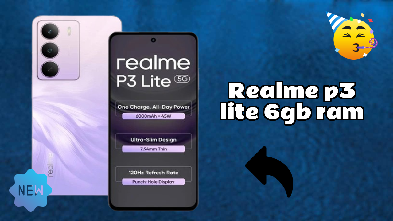 Realme P3 Lite 6GB RAM Display Technology: 6.67 Inches (16.94 Cm) Screen