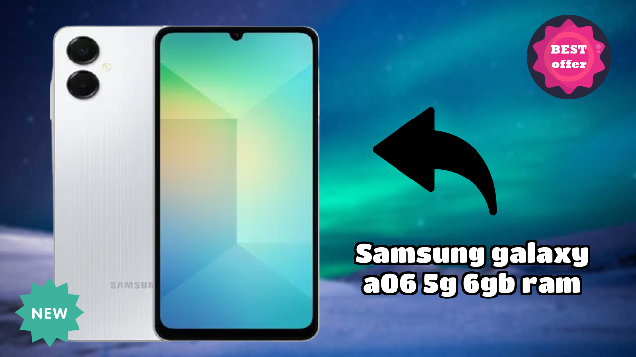 Samsung Galaxy A06 5G 6GB RAM Display Review: 6.7 Inches (17.02 Cm) Screen