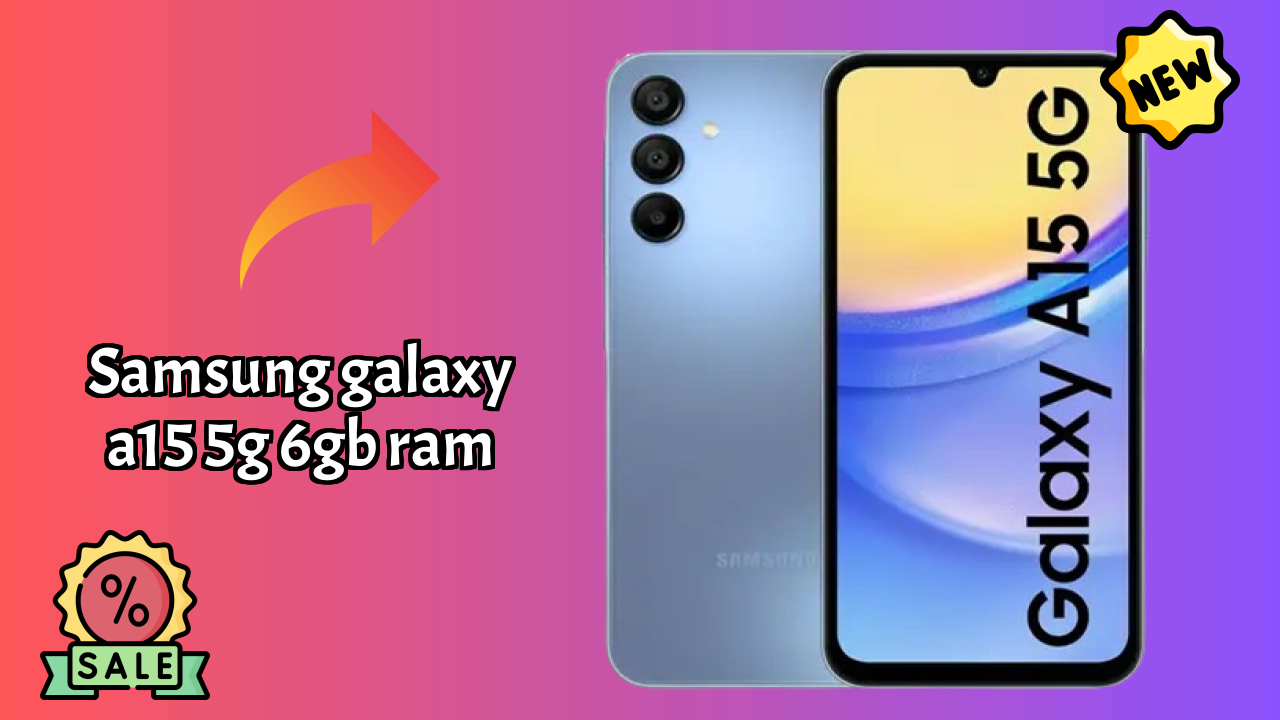 Samsung Galaxy A15 5G 6GB RAM Display Size: 6.5 Inches (16.51 Cm) Screen Review