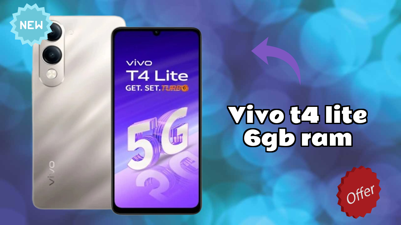 Vivo T4 Lite 6GB RAM Review: 6 GB RAM Gaming Tested