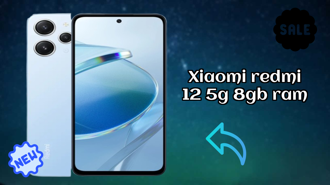 Xiaomi Redmi 12 5G 8GB RAM Display Size: 6.79 Inches (17.25 Cm) Screen Quality