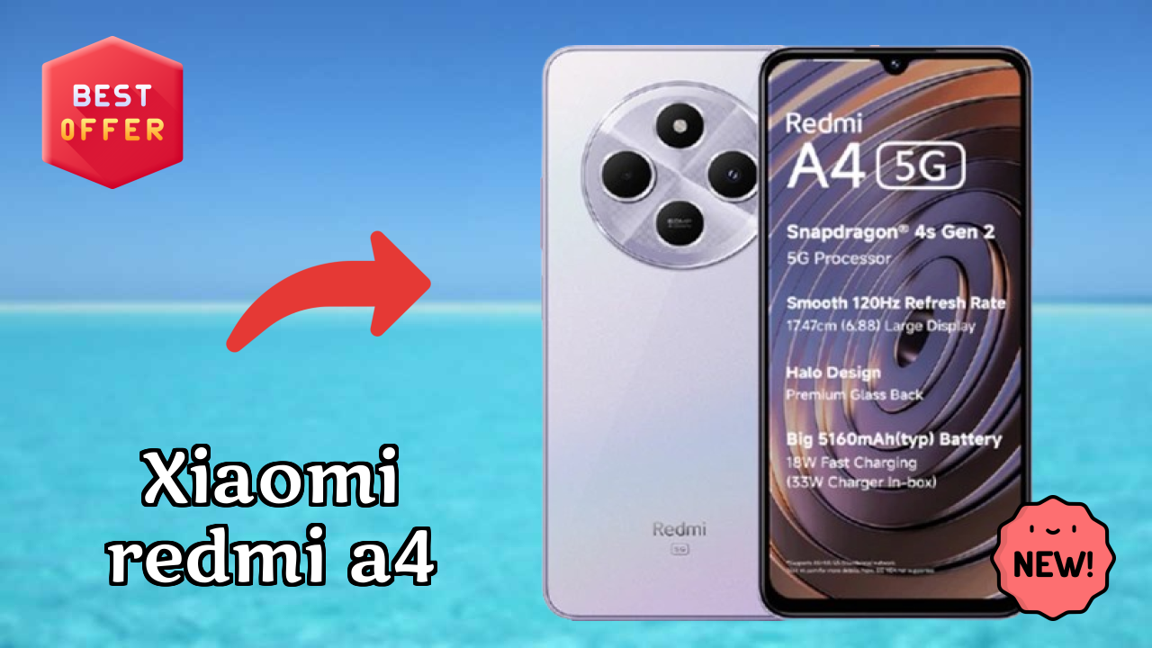 Xiaomi Redmi A4 at ₹7,499 - Best Features Highlighted